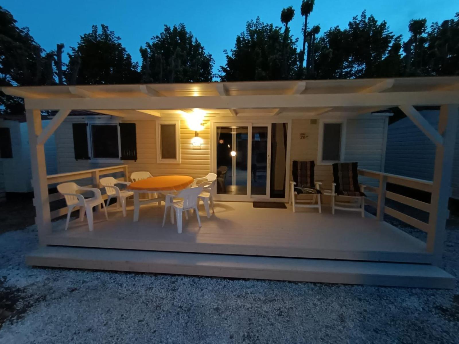 Chalet Camping River Italie Met 2 Slaapkamers Амелья Екстер'єр фото